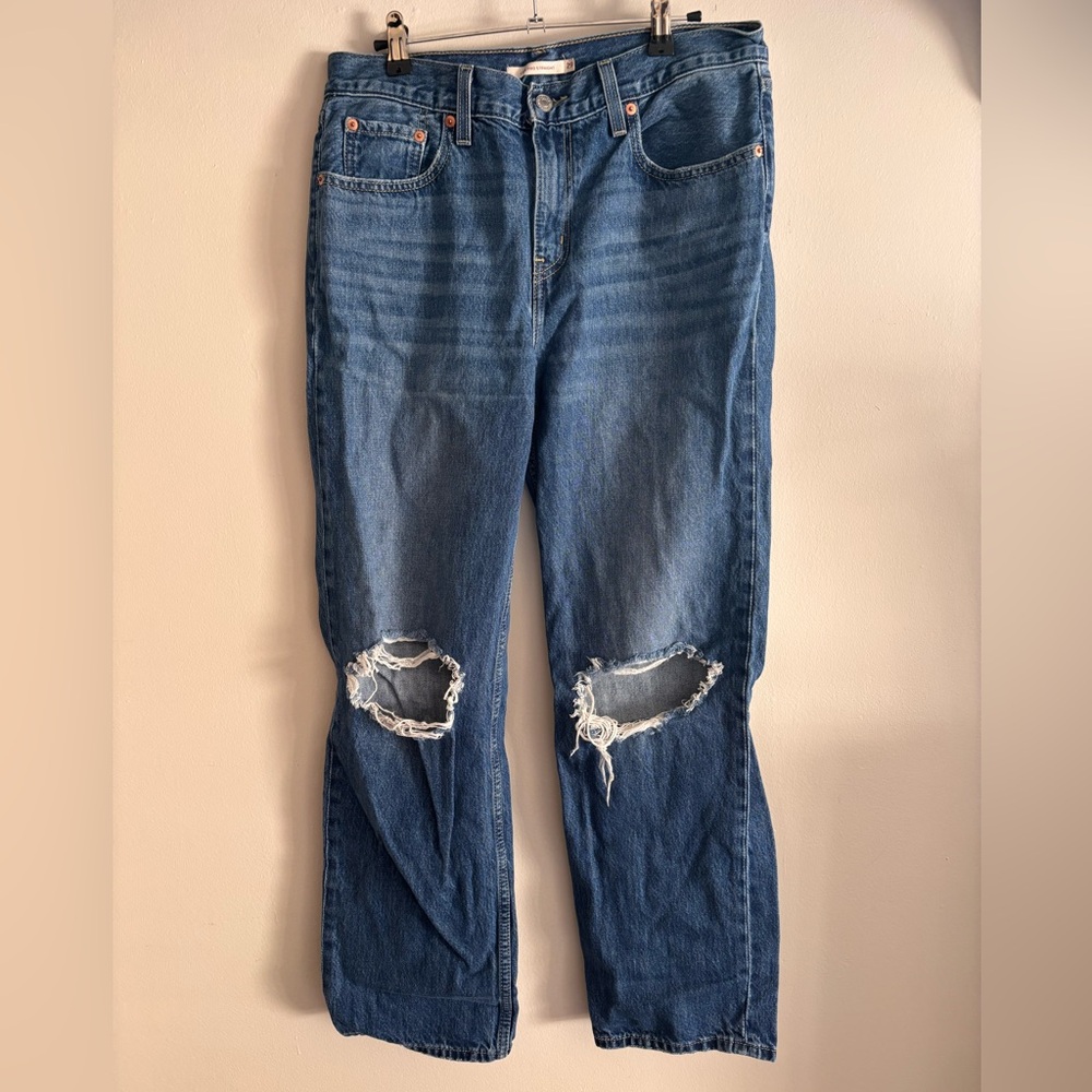 Levi's Blue Straight Leg Jeans